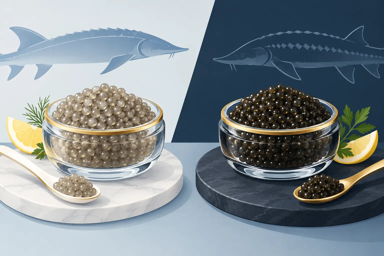 Beluga Versus Osetra Caviar: Which to Serve?
