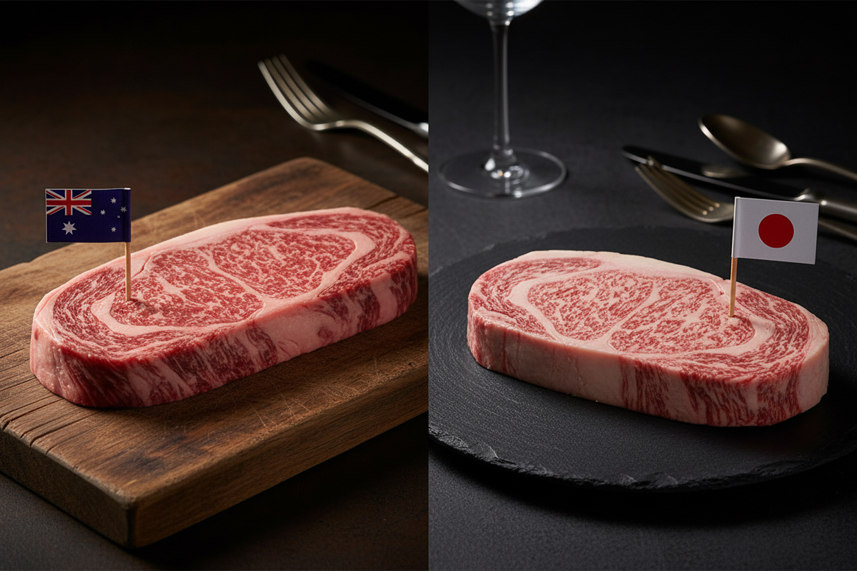 Australian Wagyu vs. Japanese Wagyu: Flavor, Marbling, and More