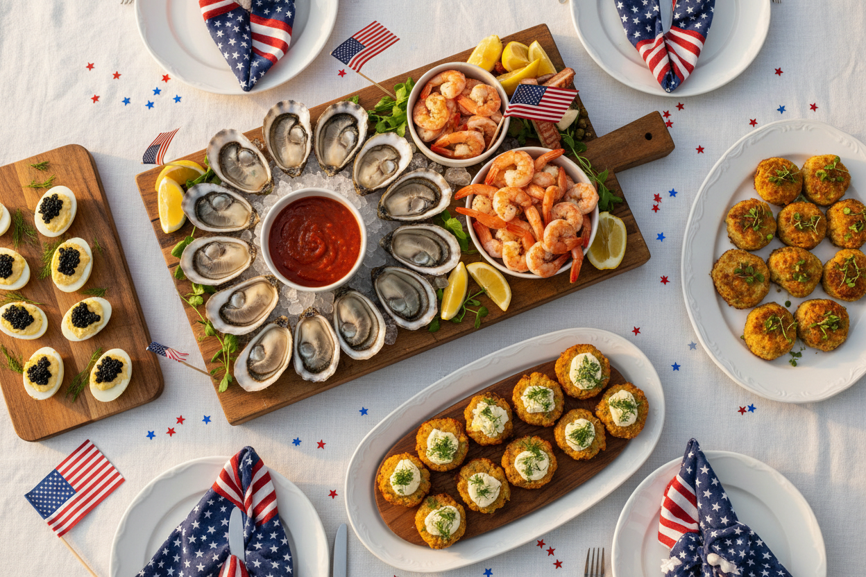 Easy 4th of July Seafood Appetizers