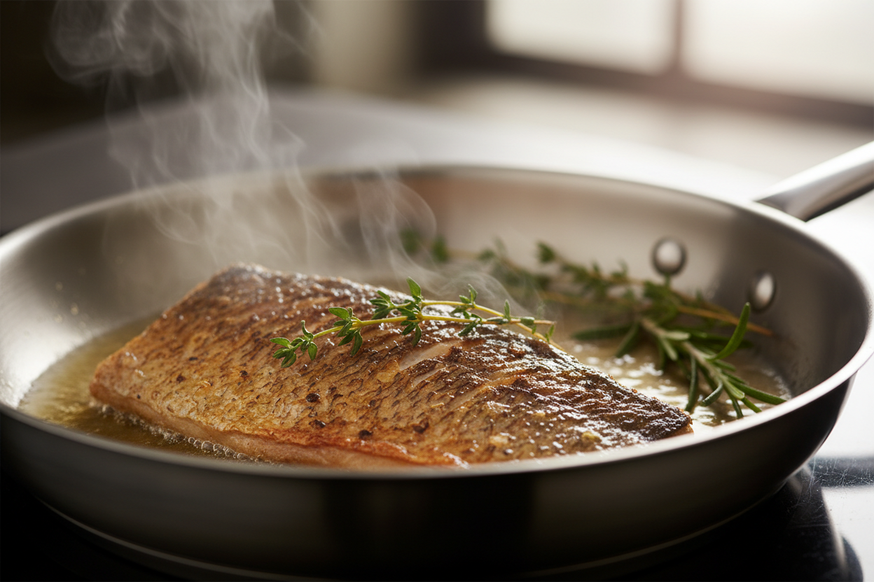 The Secret to Cooking Fish Without It Sticking