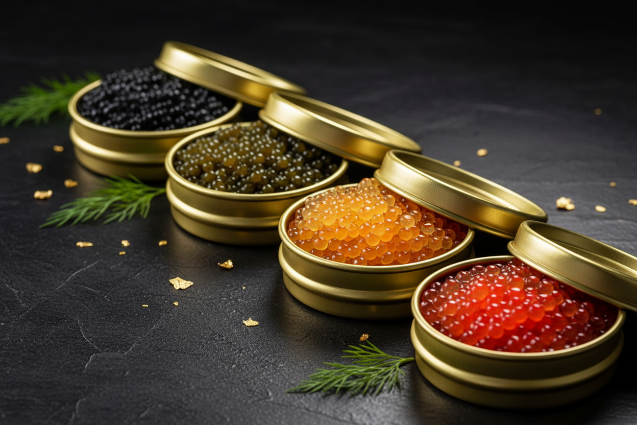Different Colors of Caviar Explained: What They Mean