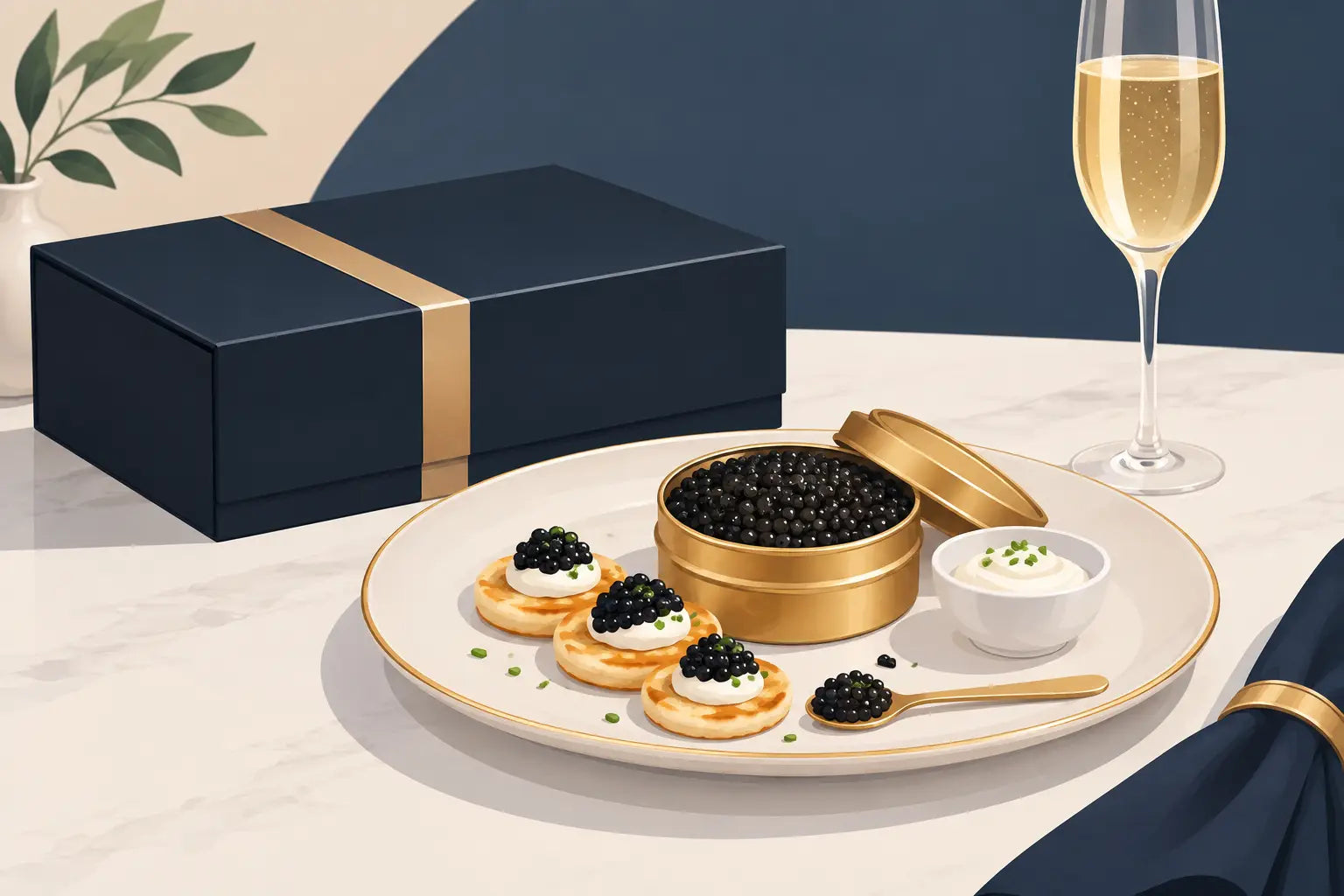 How Caviar Subscription Boxes Elevate Dinner