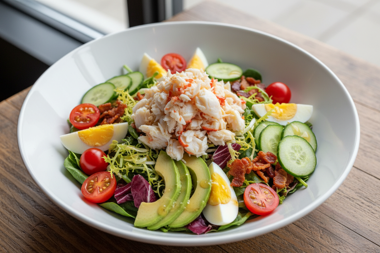 How to Make Crab Cobb Salad