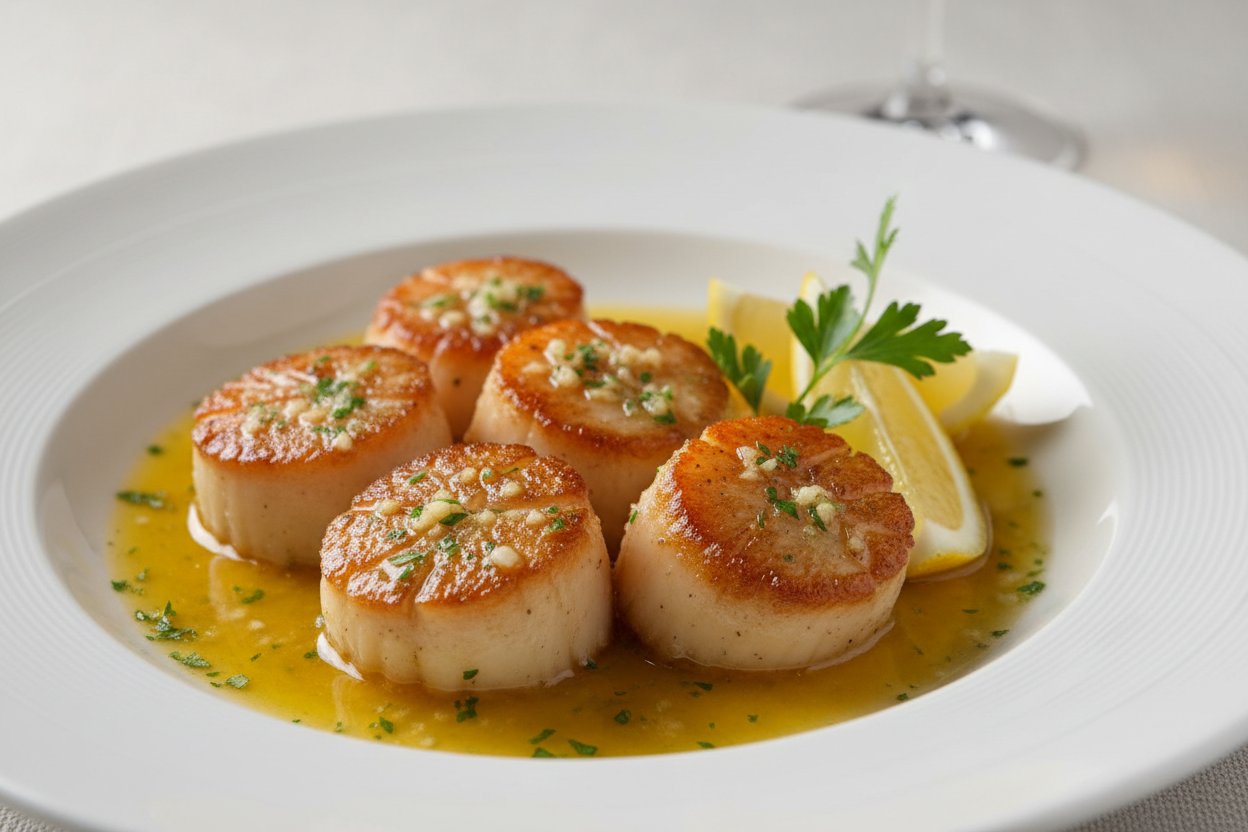 How to Cook Garlic Butter Scallops