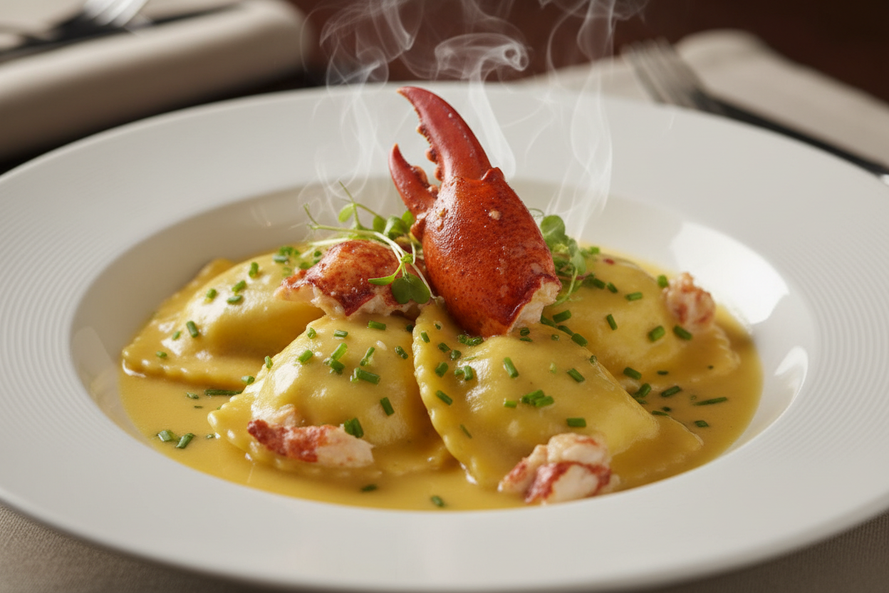 Lobster Ravioli: Easy Recipe with Creamy Sauce