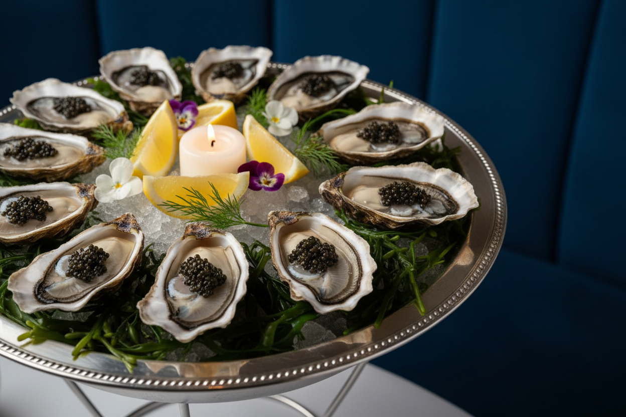 The Art of Pairing Oysters and Caviar