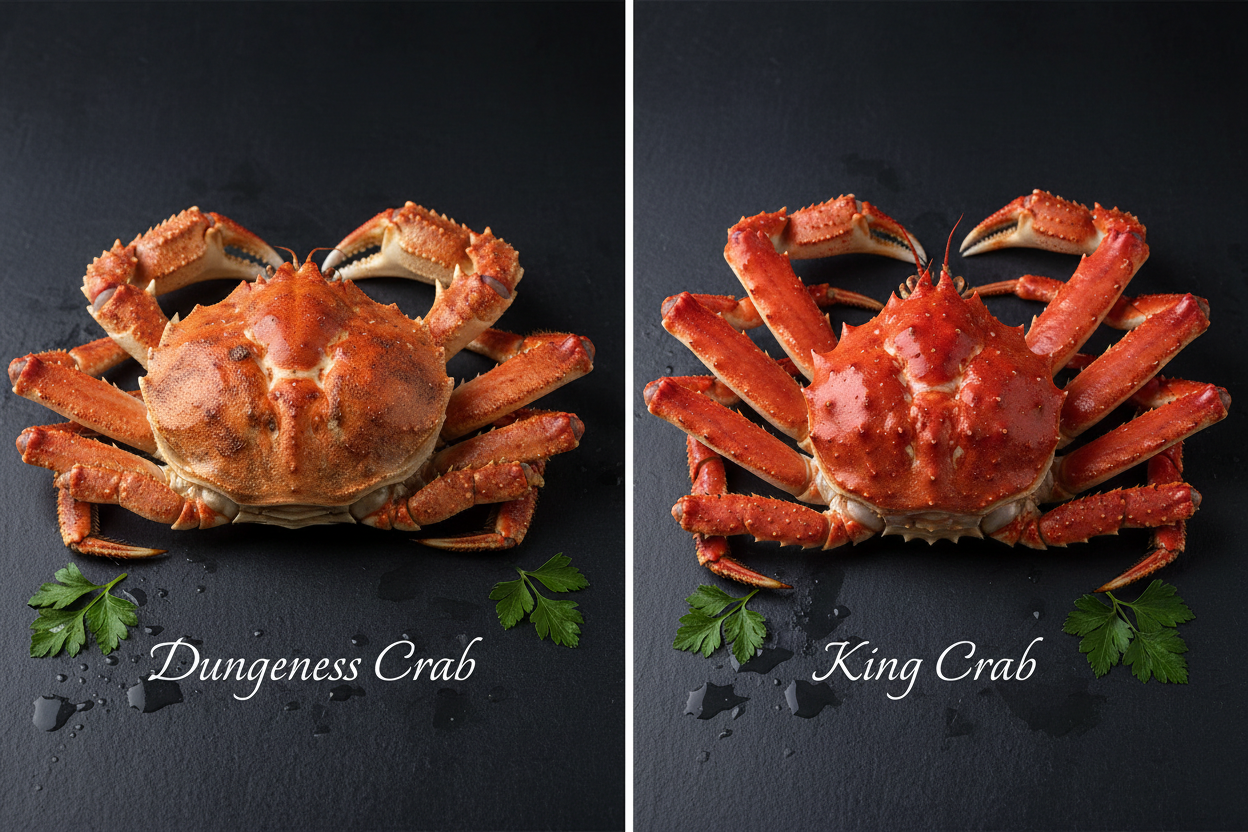 Dungeness Crab vs. King Crab: Key Differences Explained