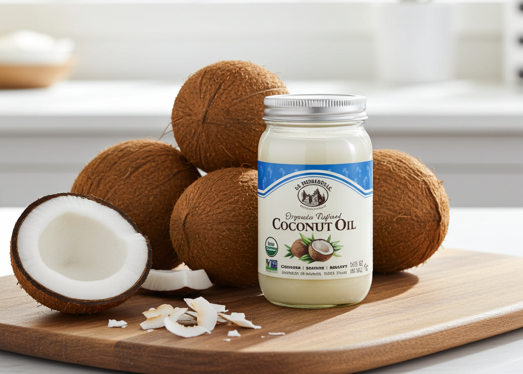 La Tourangelle Organic Refined Coconut Oil 14 fl oz