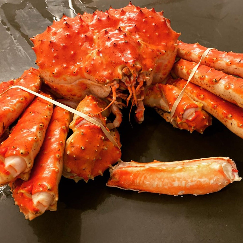 Jumbo Norwegian Red King Crab 6-8 or 9-10 LBS: Live or Cooked