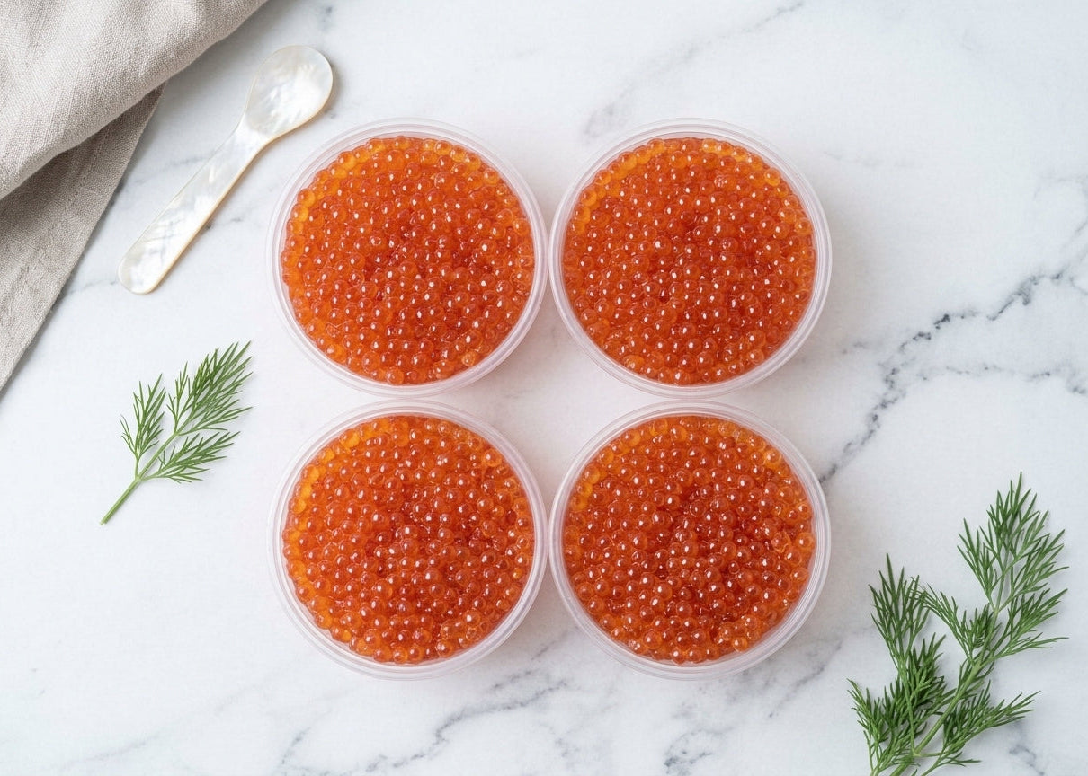 Homemade Keta Salmon Caviar Special