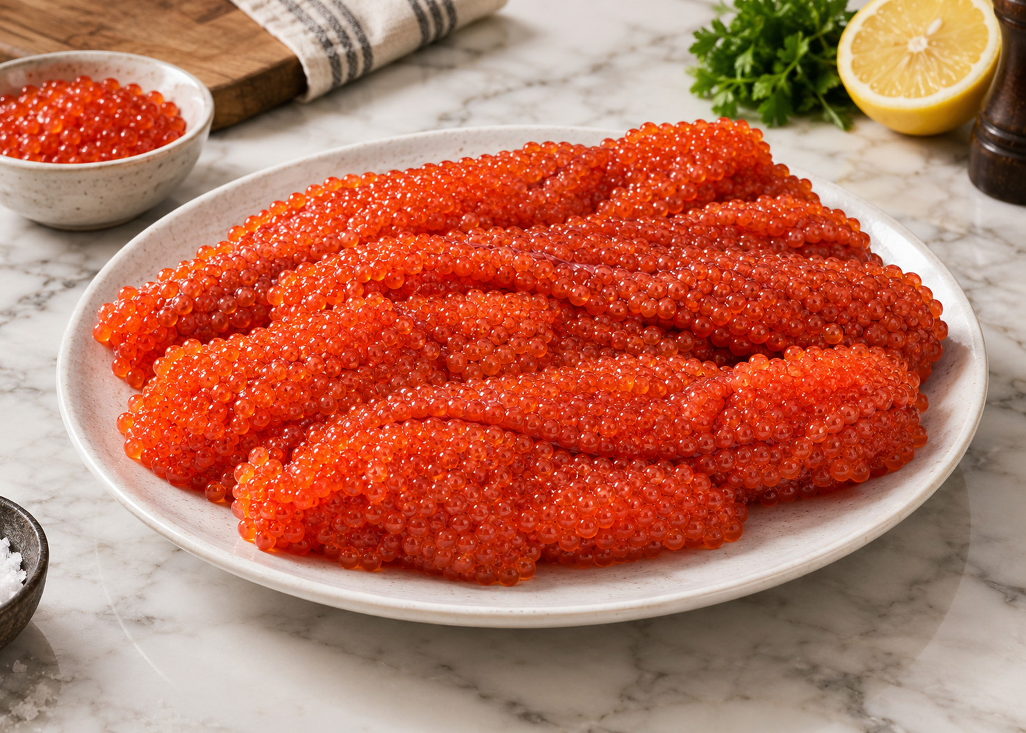 Œufs de saumon kéta frais non salés