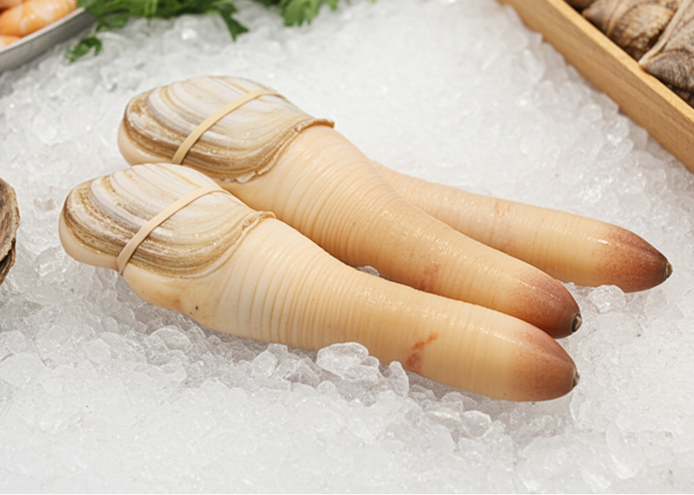 Fresh Geoduck Meat (from 1 LB Average Geoduck)