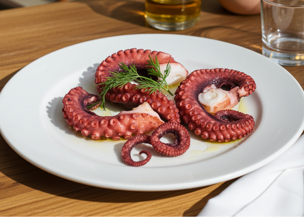 Spanish Cooked Octopus Legs