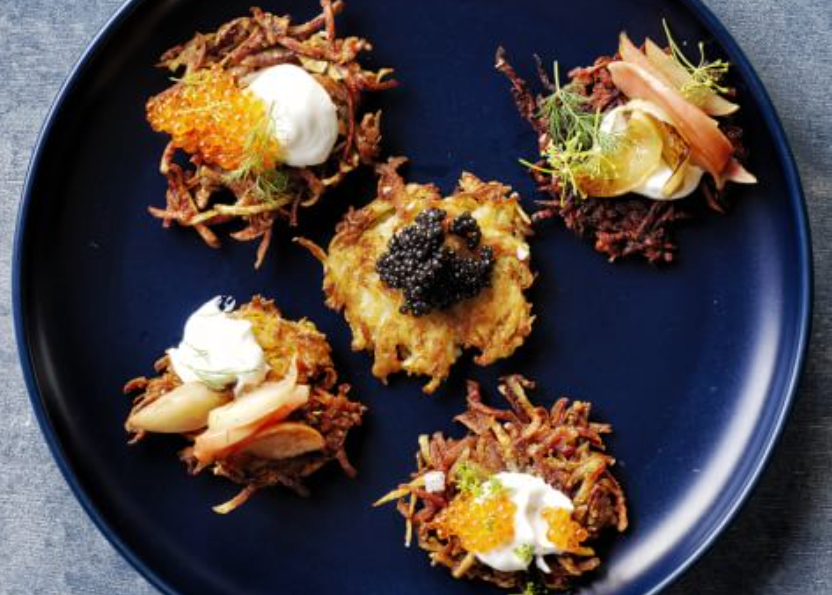 Linda's Gourmet Latkes Handmade Potato Pancakes Bite Size 4.2oz