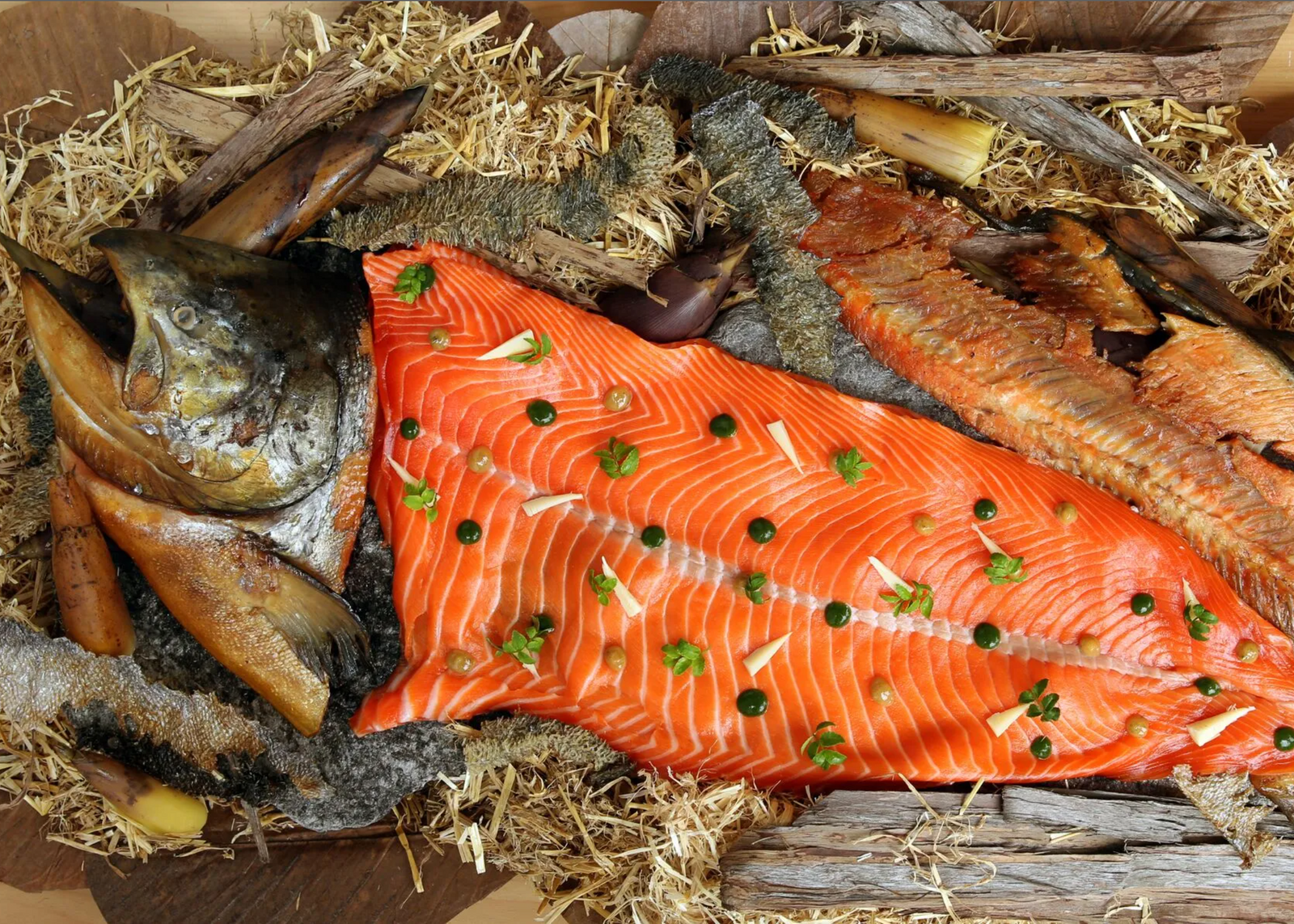 14-Day Dry-Aged Tyee Ora King Salmon (Limited New Year Holiday Offer: Includes 1 oz complimentary Siberian Sturgeon Caviar)