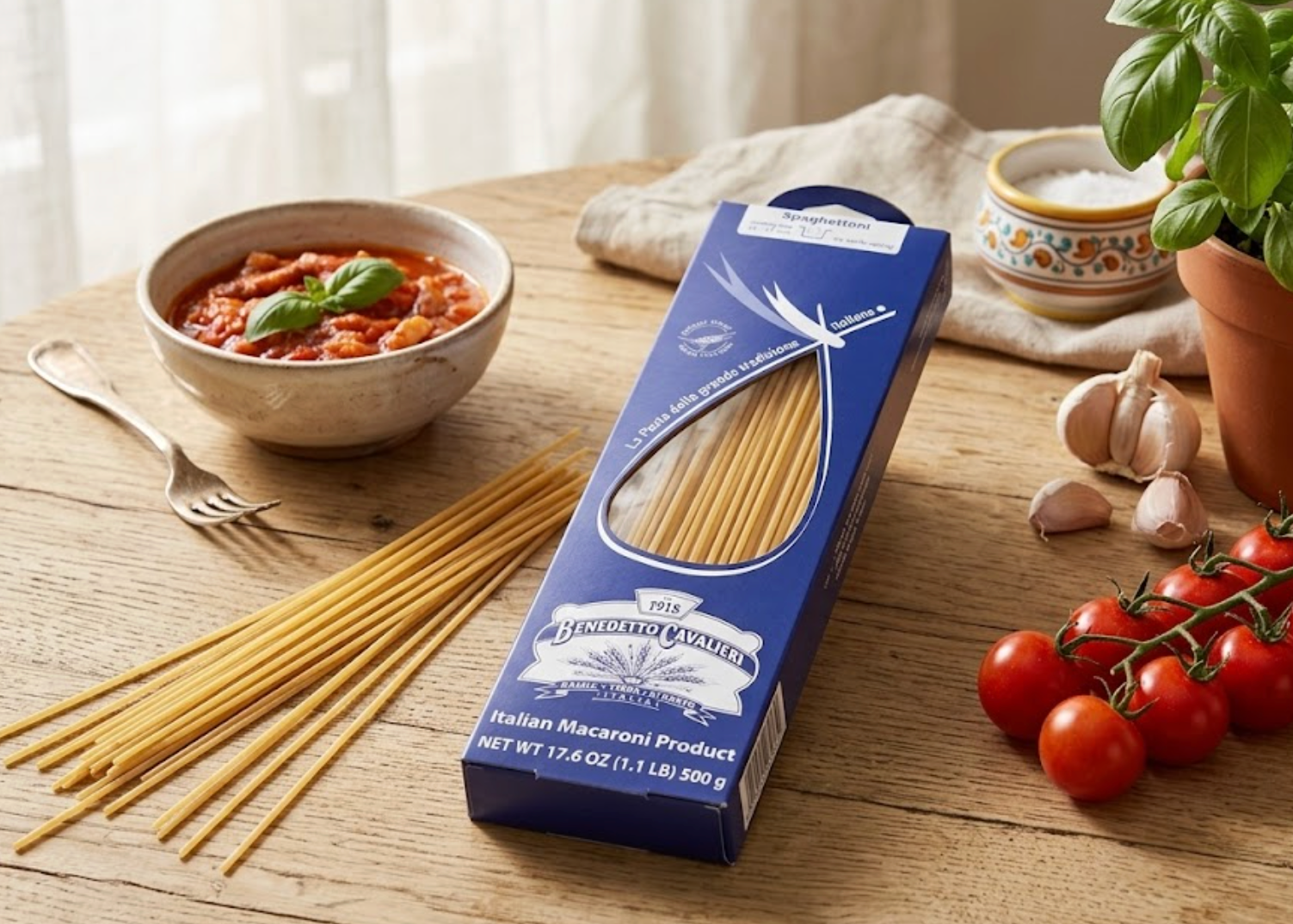 Benedetto Cavalieri Spaghettoni Pasta 17.6 oz