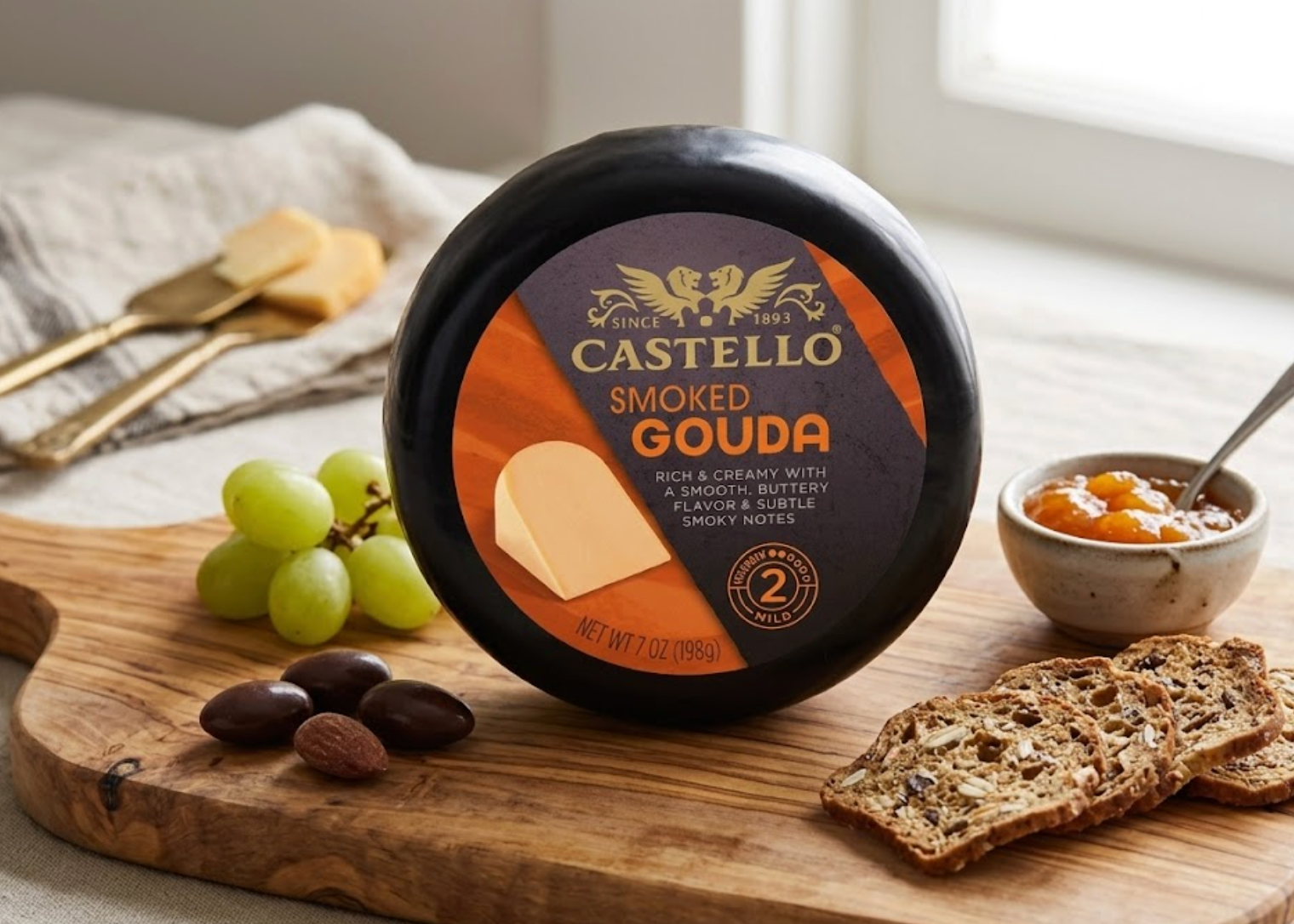 Castello Gouda Cheese (Smoked) 7 oz