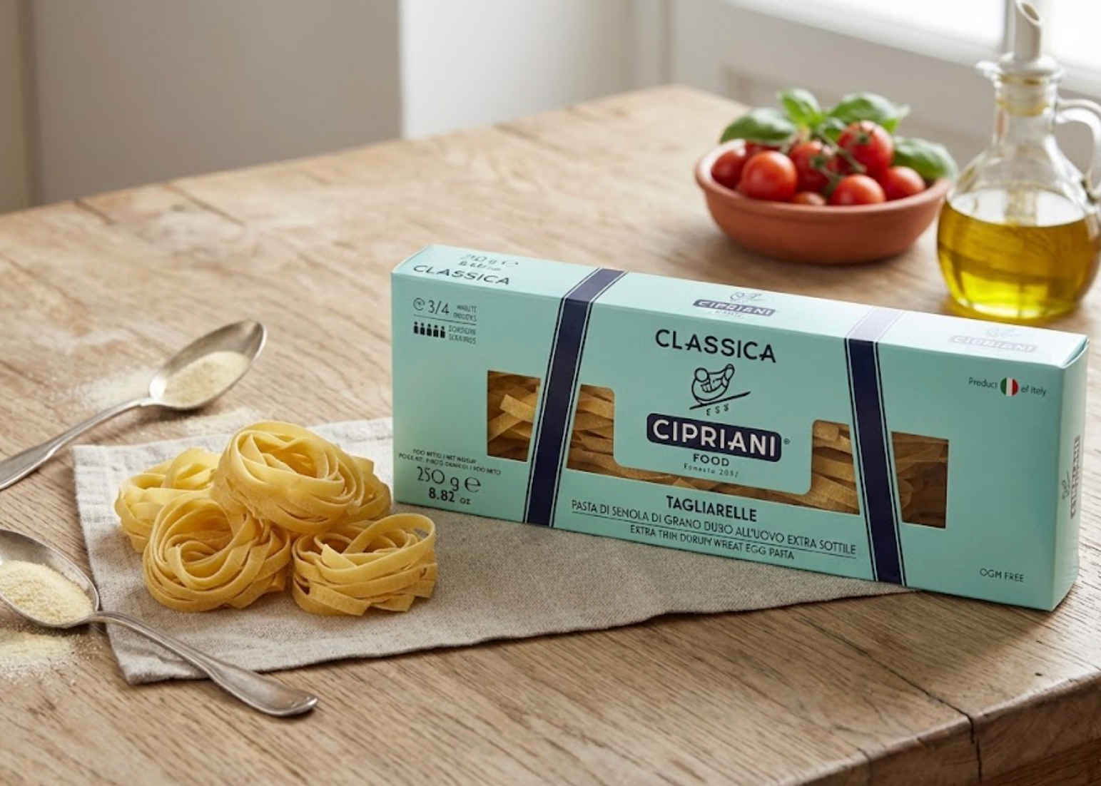 Cipriani Classica Tagliarelle Extra Thin Durum Wheat Egg Pasta 8.82 oz