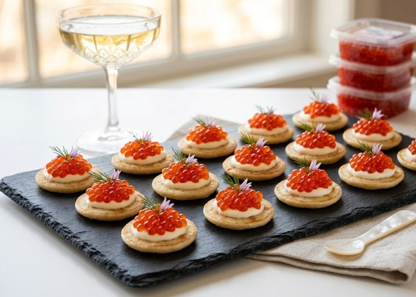 3/4 lb Homemade King Salmon Caviar Special