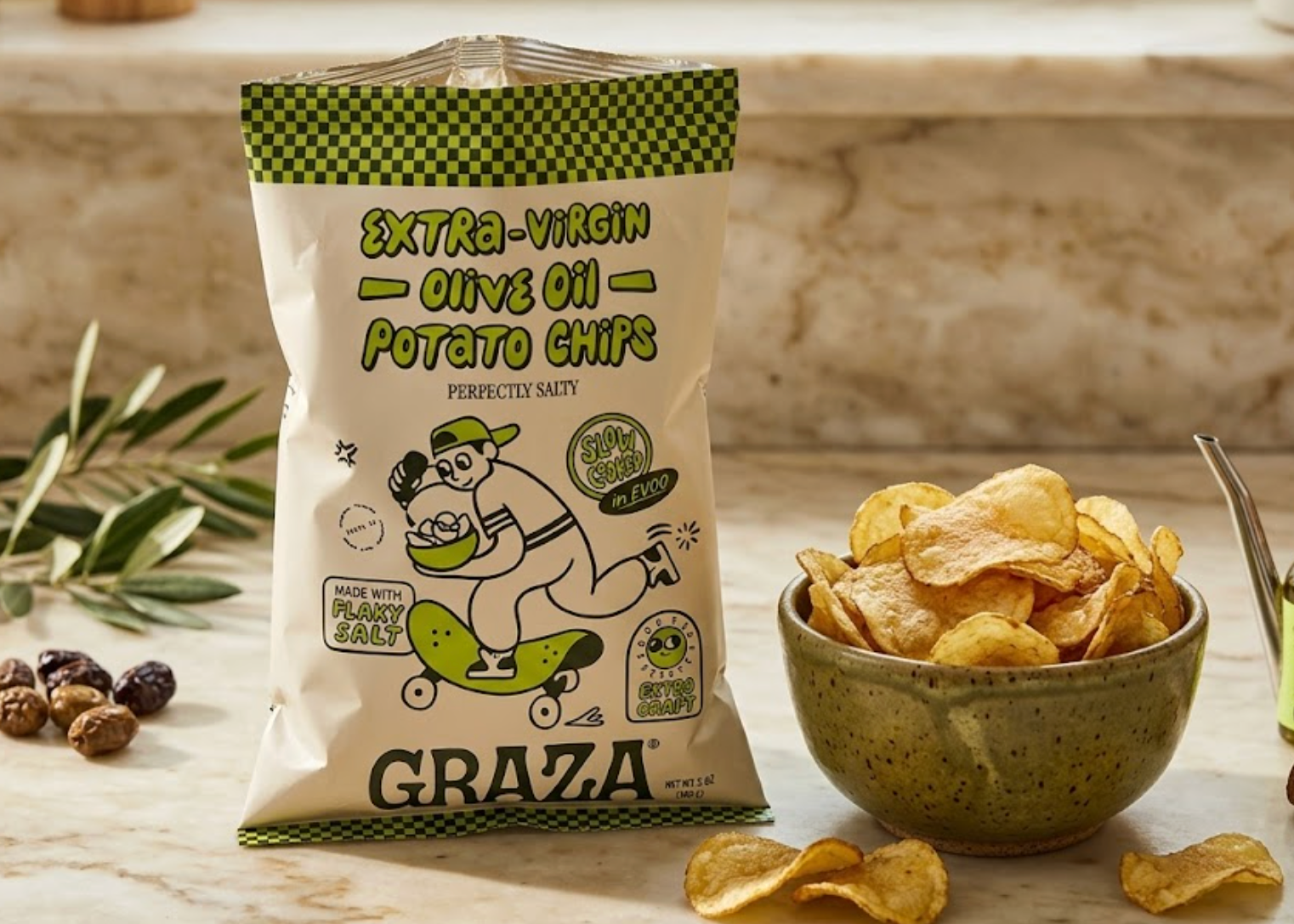 Graza Extra Virgin Olive Oil Potato Chips