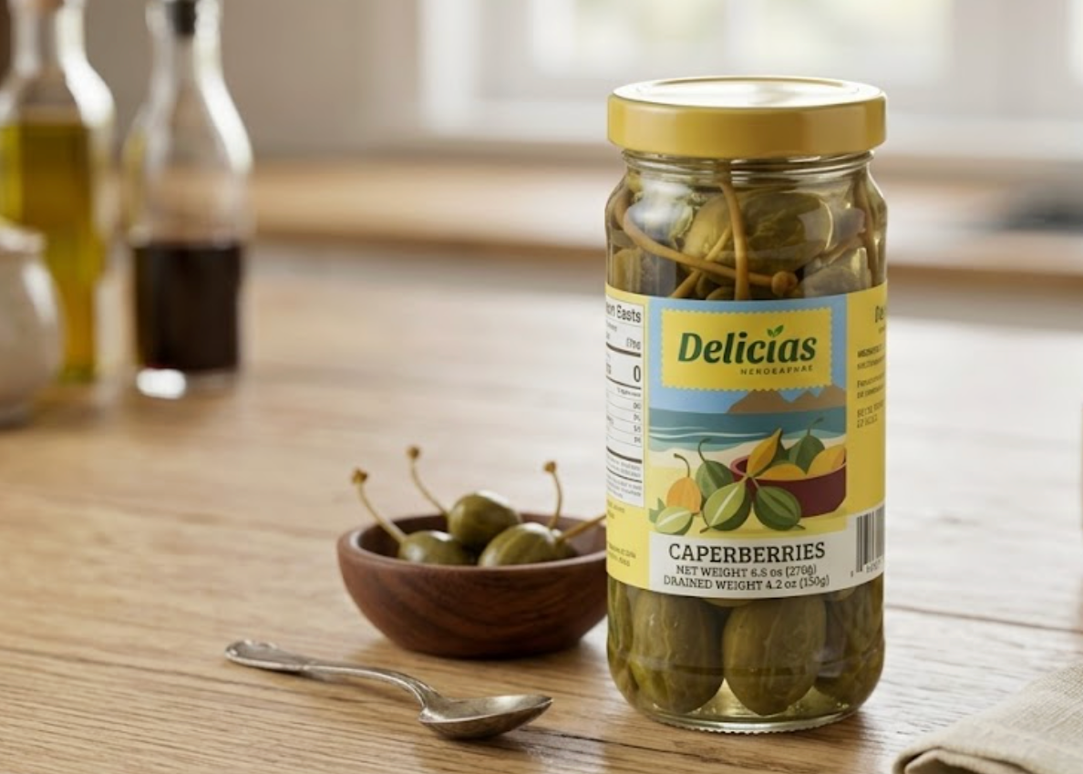 Delicias Caperberries 8.8 oz