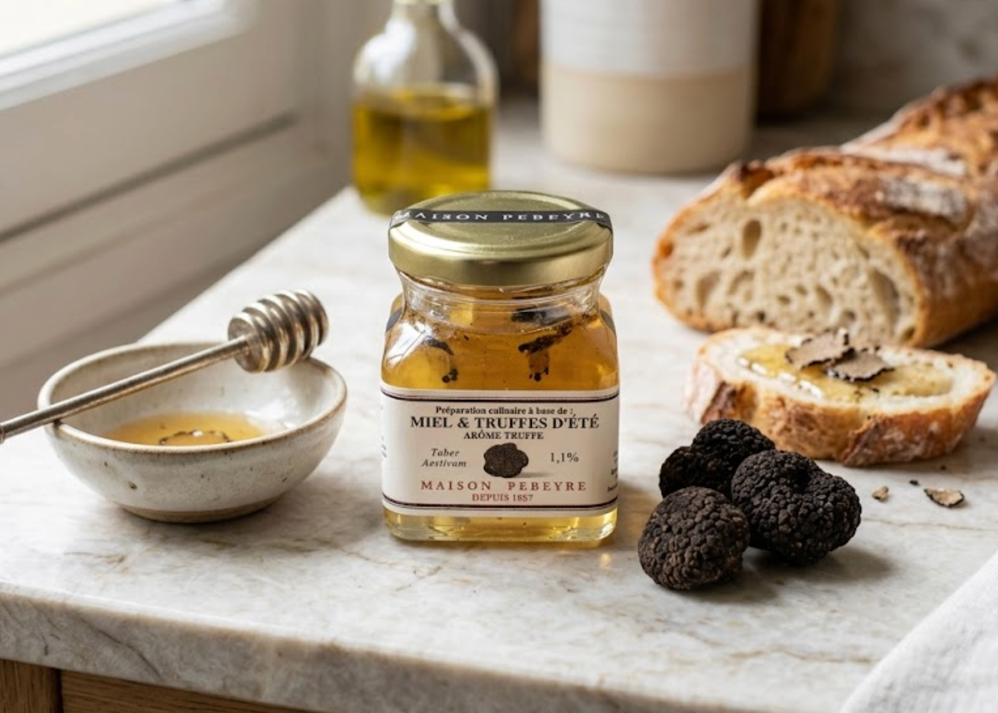 Maison Pebeyre Miel Truffes D’ete Summer Truffle Honey
