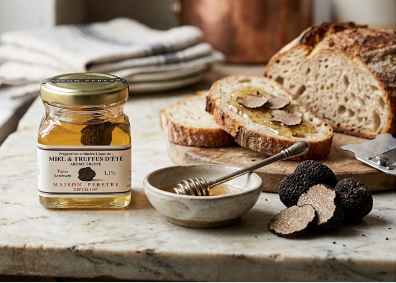 Maison Pebeyre Miel Truffes D’ete Summer Truffle Honey