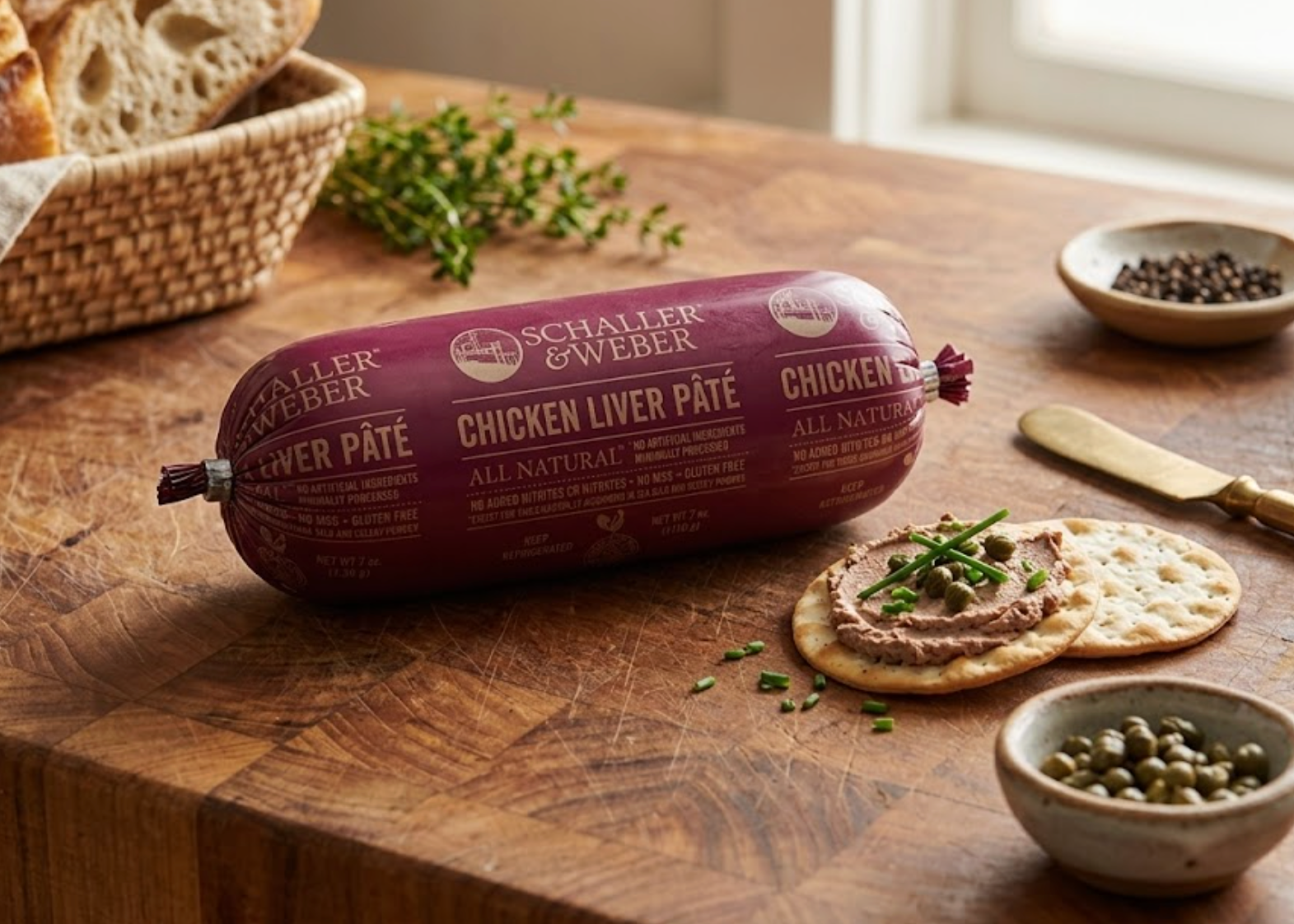 Schaller &amp; Weber Chicken Liver Pate 7 oz