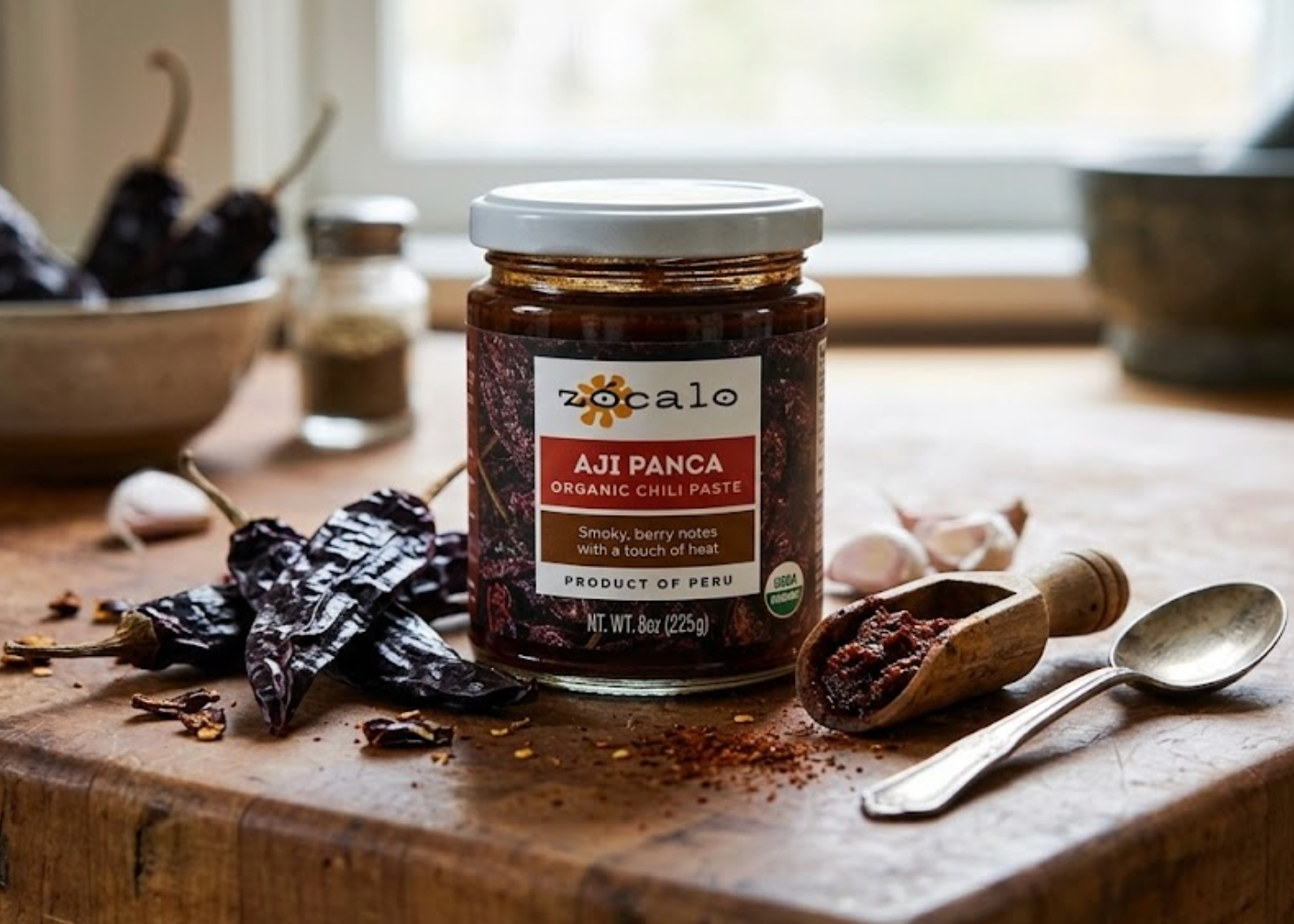 Zocalo Aji Panca Organic Chili Paste 8 oz
