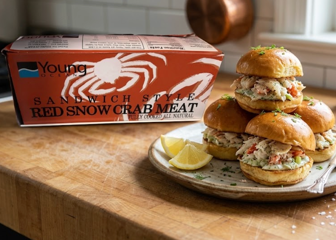 Young Ocean Sandwich Style Red Snow Crab Meat