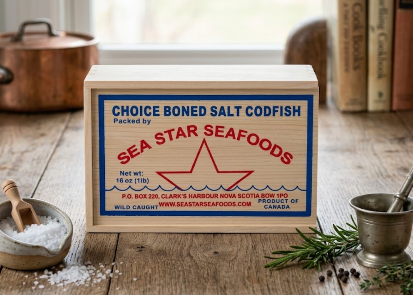 Sea Star Seafoods Choice Boned Salt Codfish 16 oz
