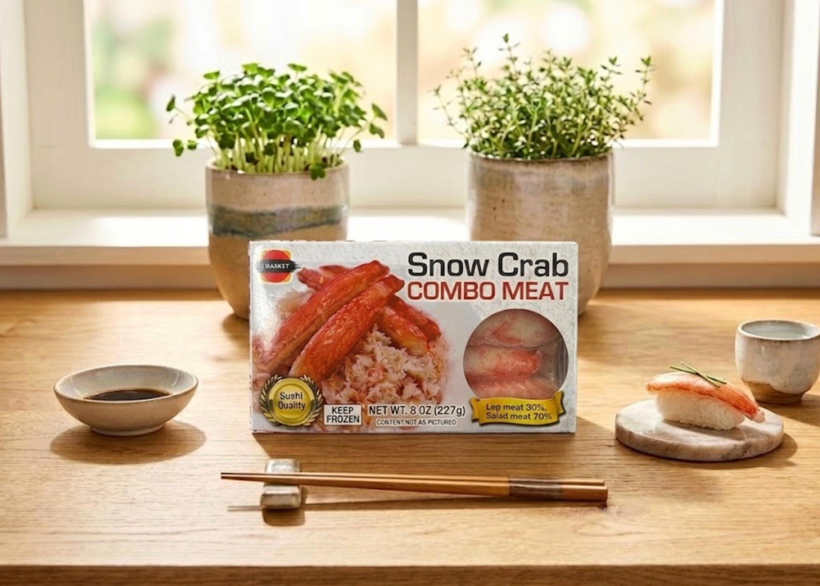 J-Basket Snow Crab Combo Meat 8 oz