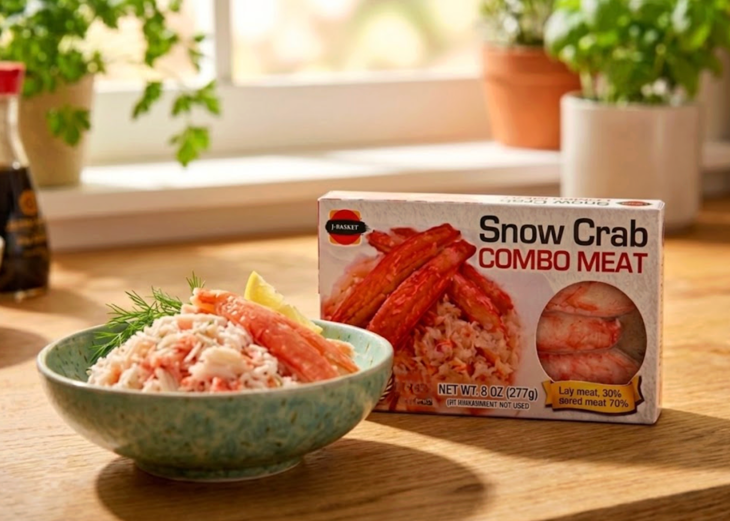 J-Basket Snow Crab Combo Meat 8 oz