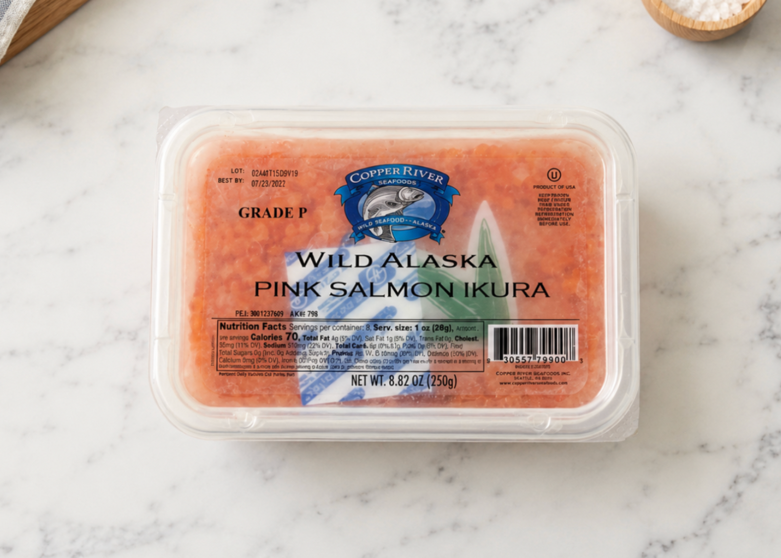 Copper River Seafoods Pink Ikura 250g (8.82 oz)