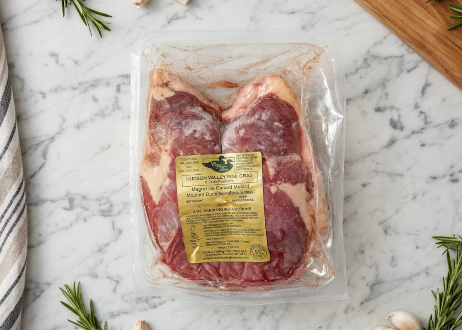 Hudson Valley Boneless Duck Breasts (Fresh or Dry Aged)