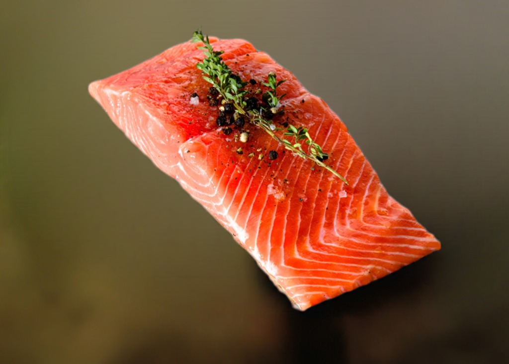 Seasonal: Fresh Wild Alaskan King Salmon Fillets 3 LBS