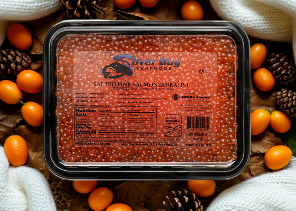 2025 Silver Bay Premium Pink Salmon Caviar 500g
