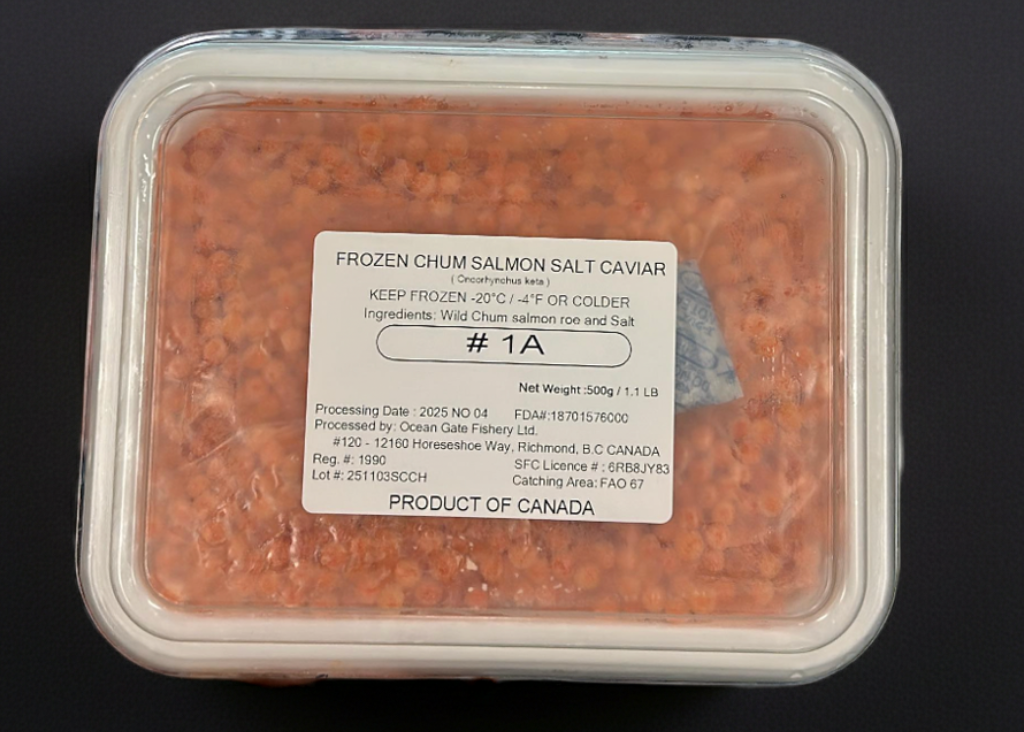2025 Wild Chum (Keta) Salmon Caviar 500g
