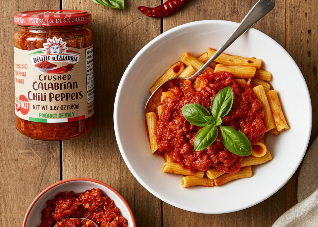 Delizie di Calabria Crushed Calabrian Chili Peppers 6.35 oz